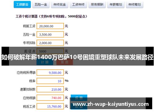如何破解年薪1400万巴萨10号困境重塑球队未来发展路径